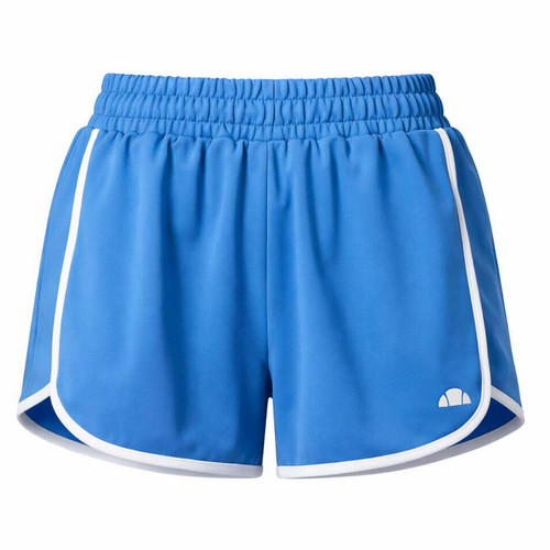 Ellesse Purden Women's Retro 80s Running Shorts in Blue and White