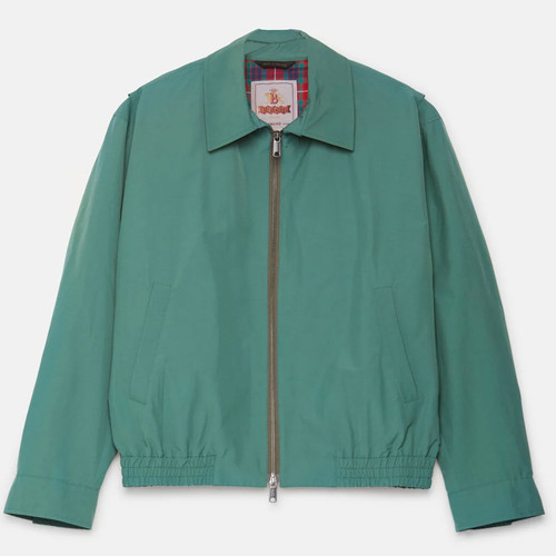 Baracuta G18 Shirt Collar Mod Harrington Jacket in Bench Blue