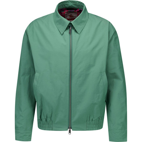 Baracuta Mens G18 Cloth Shirt Collar Mod Zip Harrington Jacket in Bench Blue