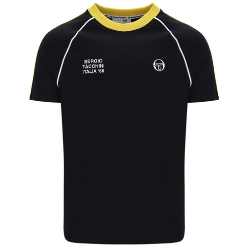 Sergio Tacchini Ghibli Davis Italia 66 T-Shirt in Black