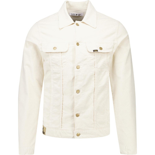 Lois Mens Tejana 70s Needle Cord Trucker Jacket in Ecru