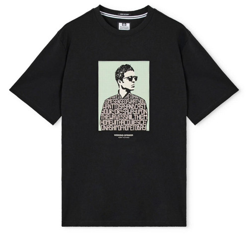 Weekend Offender Camden Gallagher Oasis Graphic Tee in Black - Front Image Main