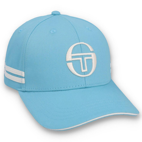 Sergio Tacchini Zarda Retro Baseball Cap in Baltic Sea Blue