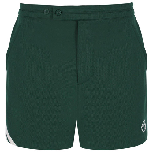 Sergio Tacchini Time Retro 80s Tennis Shorts in Green