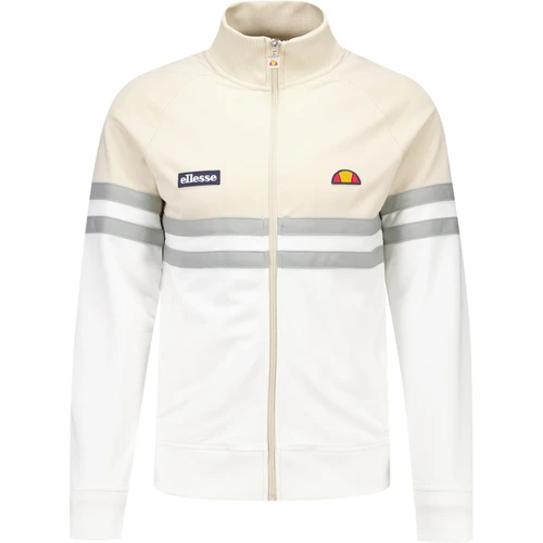 Ellesse Mens Rimini Colour Block Zip Track Jacket in Stone