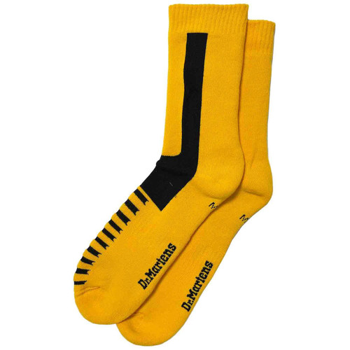 Dr Martens Women's AC742756 Double Doc Socks in Yellow/Black