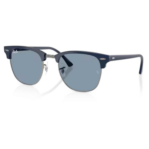 Ray-Ban Clubmaster Retro 60s Sunglasses in Blue and Gunmetal - Main View