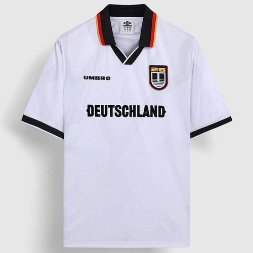 Umbro Tournament 2026 Germany Short Sleeve Football Jersey in White - Front Main