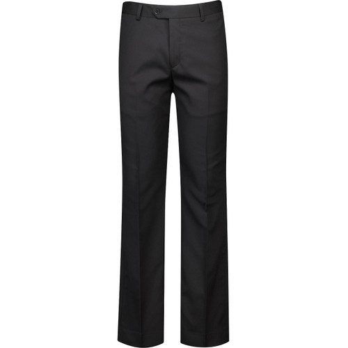 Merc London Mens Tailored Plain Mod Suit Trousers in Black