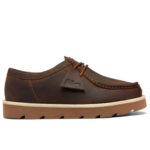 Clarks Originals Men's Meare Walla Shoes in Beeswax Leather - Single Shoe Side On
