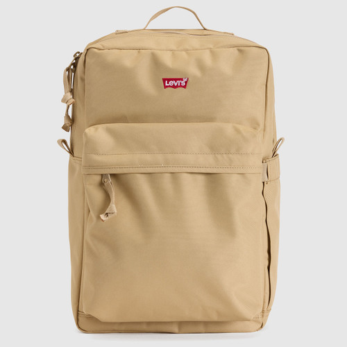 Levi's L Pack Laptop Backpack in Travertine - Front View