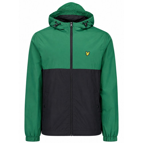 Front View of the Lyle & Scott Colour Block Hooded Jacket