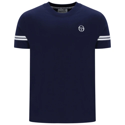 Sergio Tacchini Grello Sleeve Stripe T-shirt in Maritime Blue