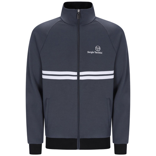 Sergio Tacchini New Dallas Track Top in Turbulance Grey