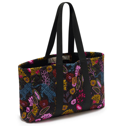 Sugarhill Brighton Haven Jungle Panther Quilted Tote Bag in Black