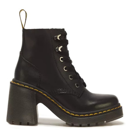 Dr Martens Women's Jesy Leather Heeled Boots in Black