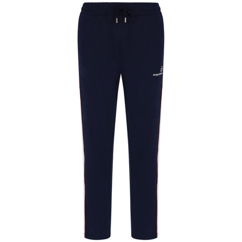Sergio Tacchini Spiga Side Stripe Track Pants in Maritime Blue Navy