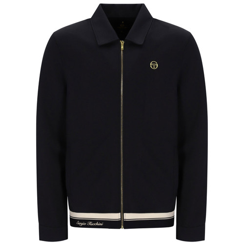 Sergio Tacchini Ombra Track Top in Black