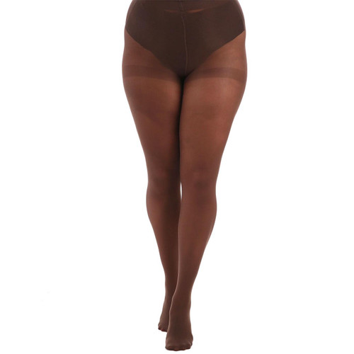 Pamela Mann Retro Coloured 50 Denier Tights in Chocolate Brown