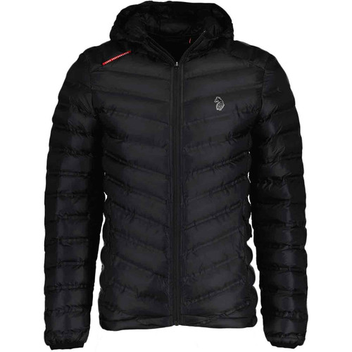 Luke Performance Worldy Retro 90s Puffer Jacket in All Black