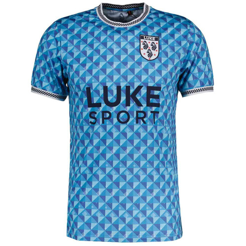 Luke Sport Tears 90 Qatar World Cup 22 Retro 1990s Football Tee in Blue