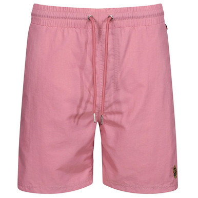 Great Luke Sport Gold Lion Retro Swim Shorts Pink
