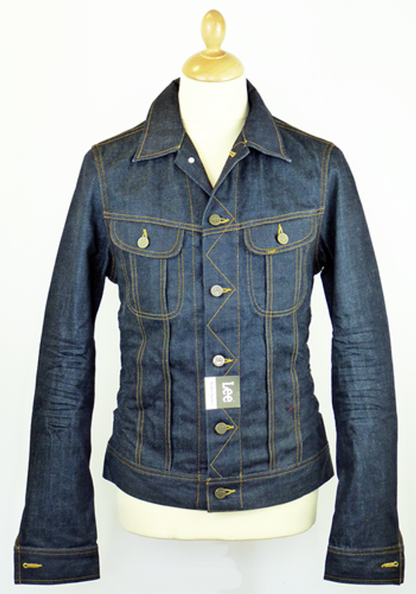 LEE JEANS DENIM JACKET RIDER JACKET 70s DENIM