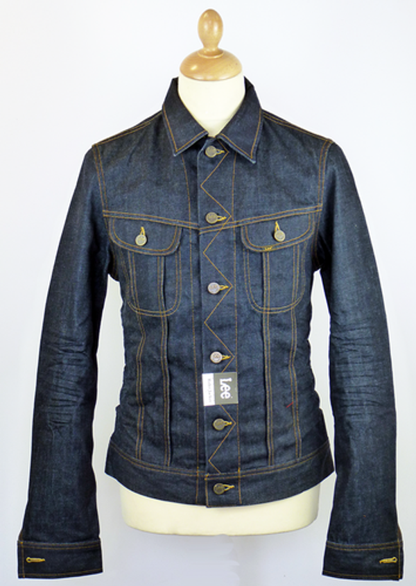 LEE JEANS DENIM JACKET RIDER JACKET 70s DENIM