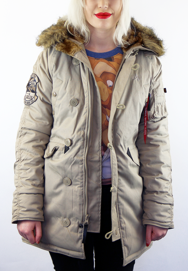 ALPHA INDUSTRIES WOMENS RETRO MOD EXPLORER PARKA ALPHA INDUSTRIES WOMENS RETRO MOD EXPLORER PARKA
