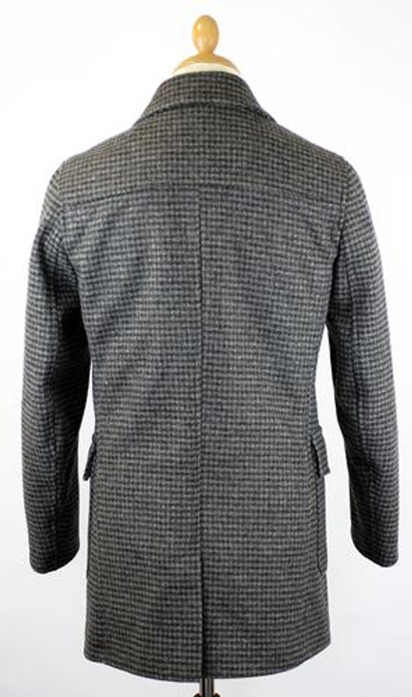PETER WERTH RETRO 70S MOD DOGTOOTH COAT
