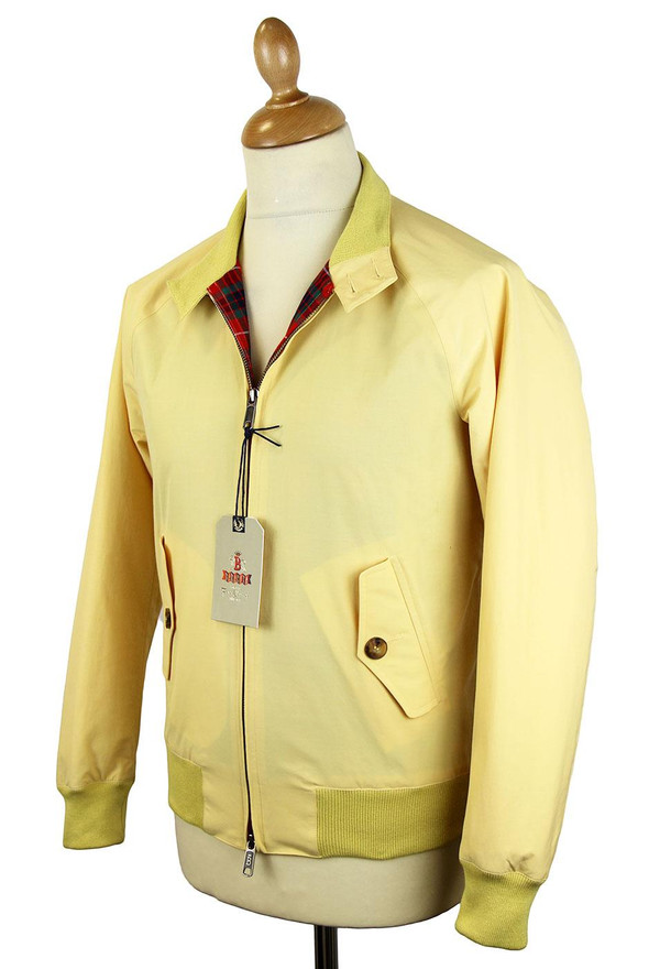 BARACUTA ORIGINAL G9 HARRINGTON JACKET CORN YELLOW