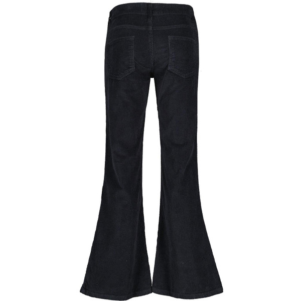 Madcap England Rogue Retro 1970s Jumbo Cord Flares in Black