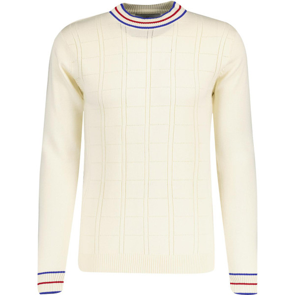 madcap england mens pointelle knit turtleneck long sleeve top whisper white