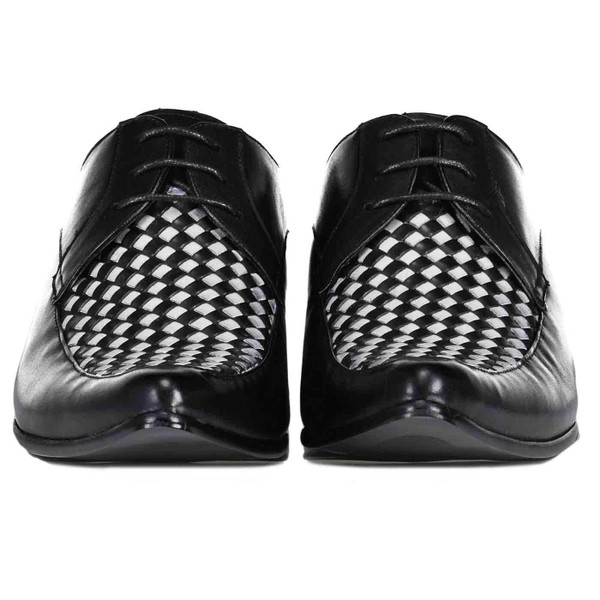 Madcap England Vertical Mod 2-Tone Checkerboard Basket Weave Winklepickers