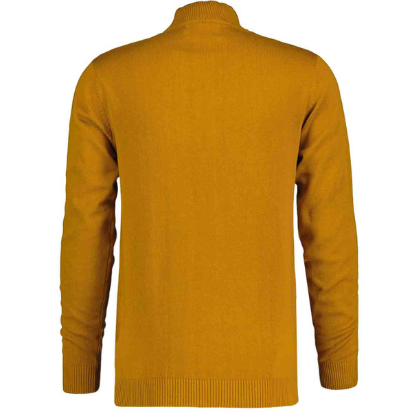 Madcap England Eastwood Retro 1960s Mod Mock Turtleneck Jumper in Buckthorne