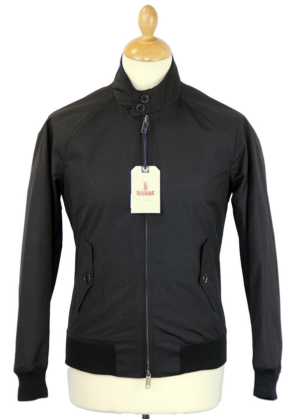 BARACUTA ORIGINAL G9 JET BLACK RETRO HARRINGTON