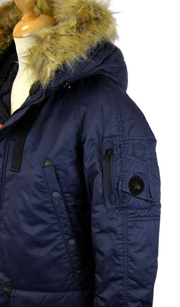 SPIEWAK SNORKEL PARKA NAVY RETRO MOD PARKA COAT SPIEWAK SNORKEL PARKA NAVY RETRO MOD PARKA COAT