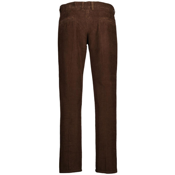 Madcap England Psycho Retro 1960s Mod Slim Cord Trousers in Cocoa Brown