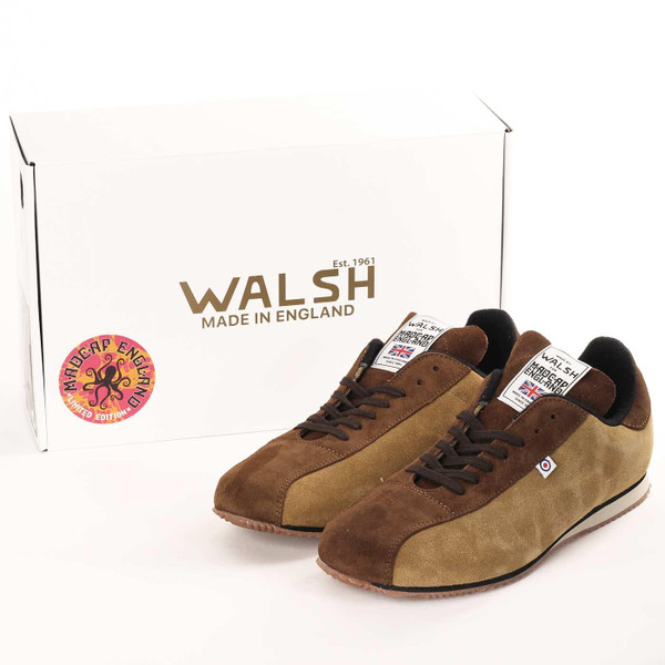 Madcap England x Walsh Oasis Rapier Made in England Suede Bowling Trainers