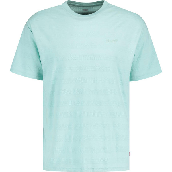 Levi's Red Tab Popcorn Jacquard Stripe Retro 1990s T-shirt in Aqua