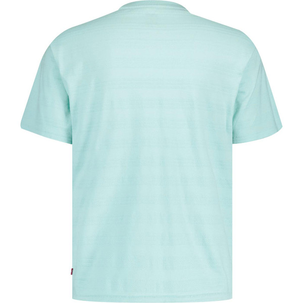 Levi's Red Tab Popcorn Jacquard Stripe Retro 1990s T-shirt in Aqua