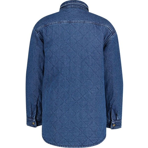 levis mens bernal nights quilted denim overshirt indigo stonewash