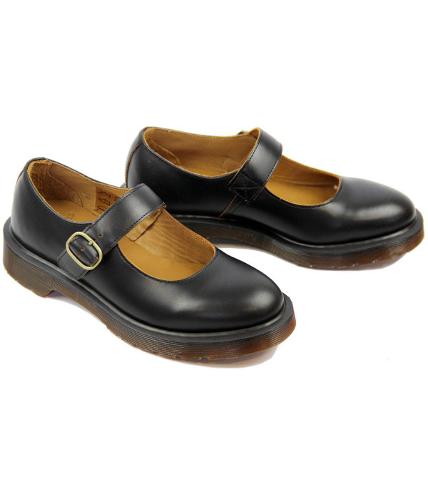 DR MARTENS RETRO MOD 60s MARY JANE SHOES BLACK DR MARTENS RETRO MOD 60s MARY JANE SHOES BLACK