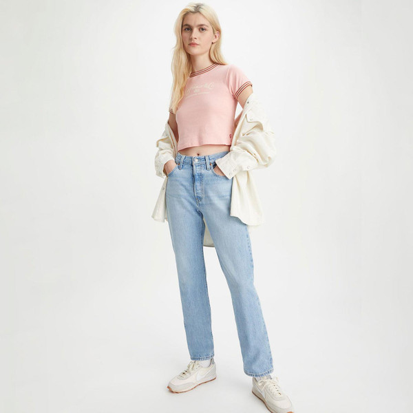 Levi's® Women's Retro Indie Ringer Mini Pink Tee A35230022