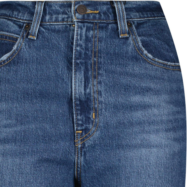 levis womens 70s high waist distressed flared leg jeans sonoma step mid blue