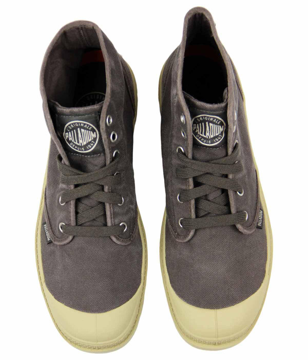 PALLADIUM PAMPA RETRO CANVAS BOOTS ASPHALT PALLADIUM PAMPA RETRO CANVAS BOOTS ASPHALT