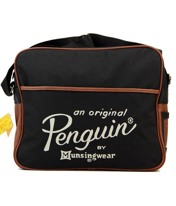 ORIGINAL PENGUIN RETR 70s CANVAS MESSENGER BAG