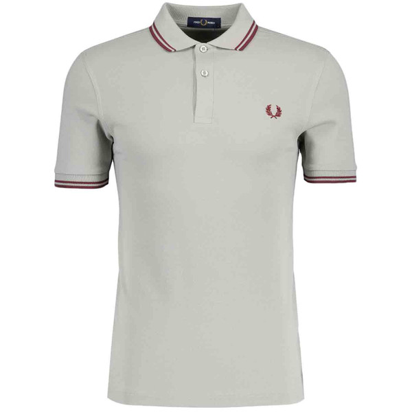 Fred Perry Twin Tipped Polo Shirt in Limestone M3600 181