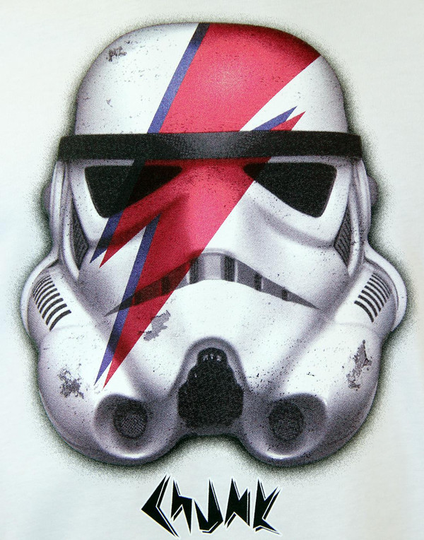 CHUNK REBEL REBEL STAR WARS STORM TROOPER T-SHIRT CHUNK REBEL REBEL STAR WARS STORM TROOPER T-SHIRT