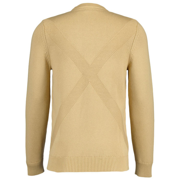 Lyle And Scott Mod Insignia Crew Neck Jumper in Cairngorms Khaki KN1908V 